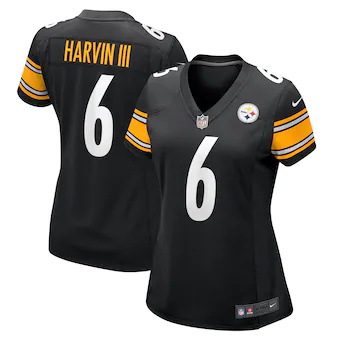 womens nike pressley harvin iii black pittsburgh steelers g